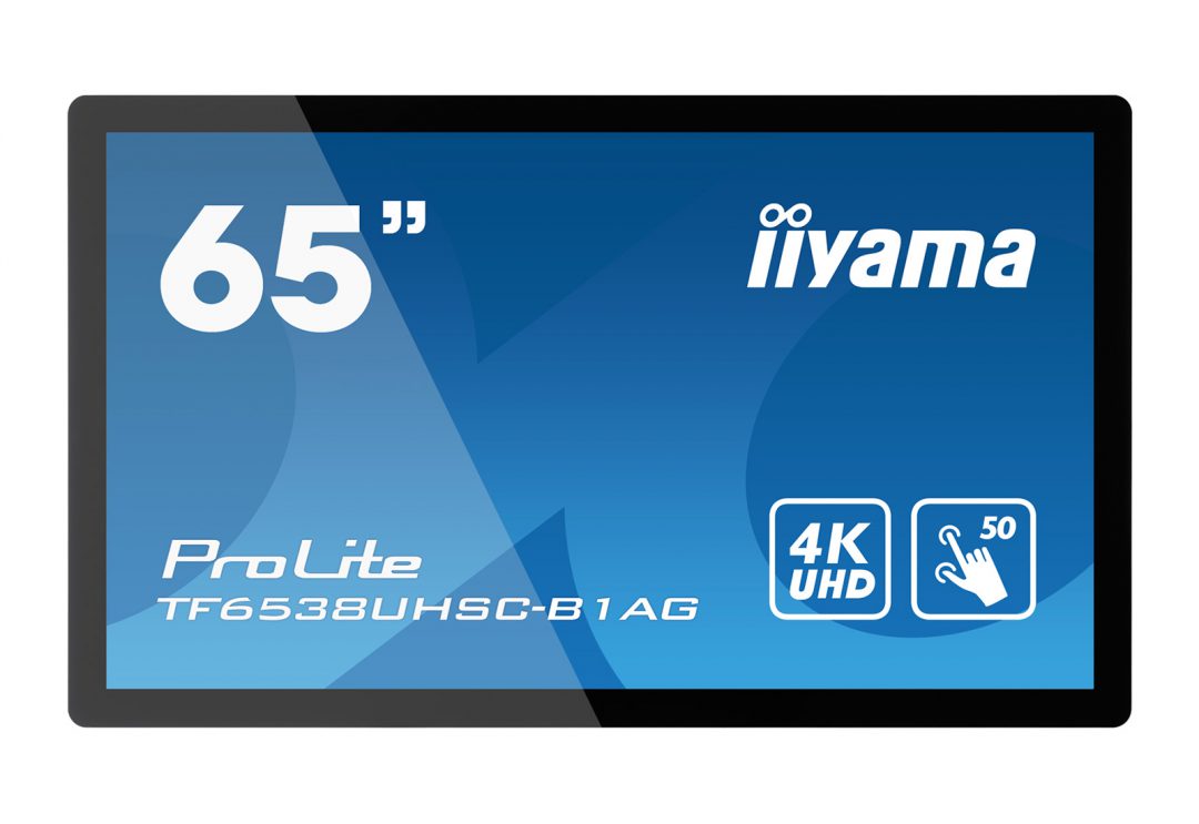 Iiyama TF6538UHSC-B1AG  Kapazitiv, 65", Multitouch