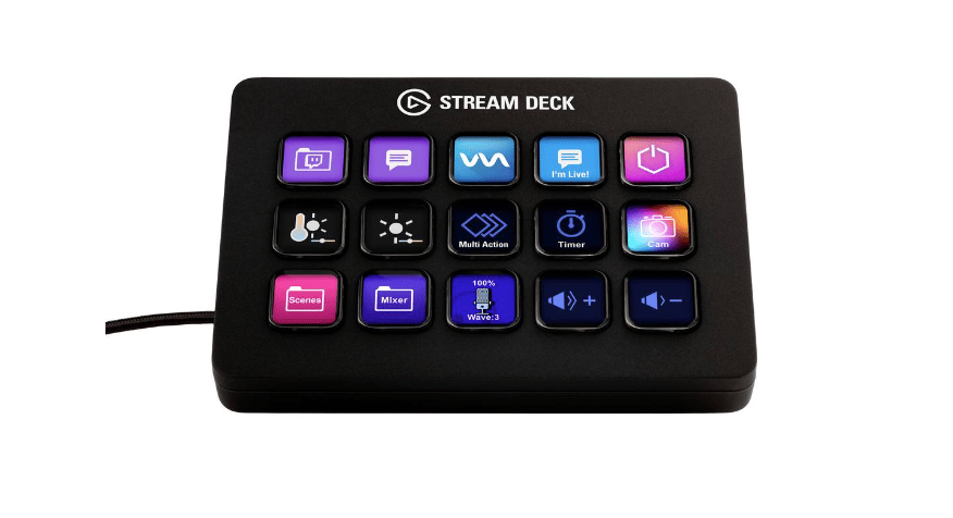 Elgato Stream Deck  programmierbares USB-LCD-Tastenfeld (15 Tasten)